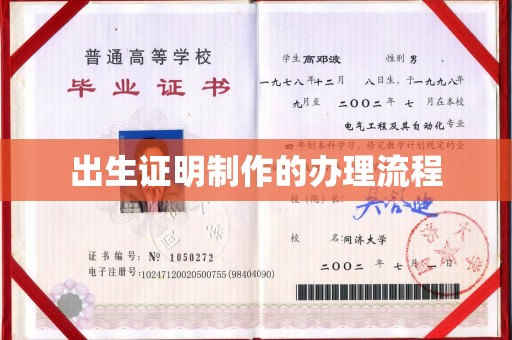 奈曼旗出生证明制作的办理流程